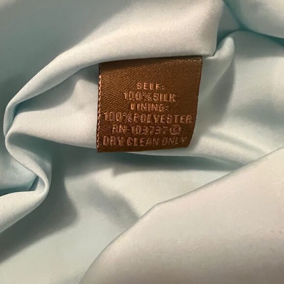 NWT Ali Ro sky blue ruffle dress - Picture 13 of 13